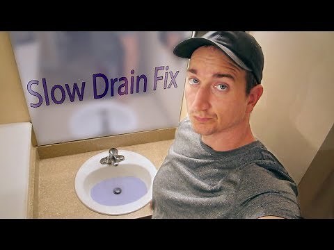 Bathroom Sink Slow Drain DIY Fix