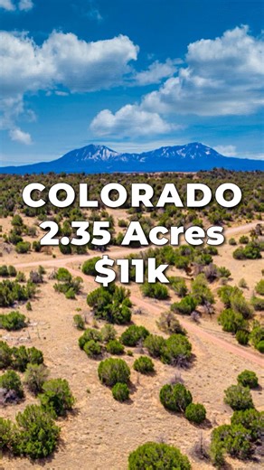 2.35 Acres of LAND for SALE in COLORADO for $11k with Rocky Mountain Views • LANDIO