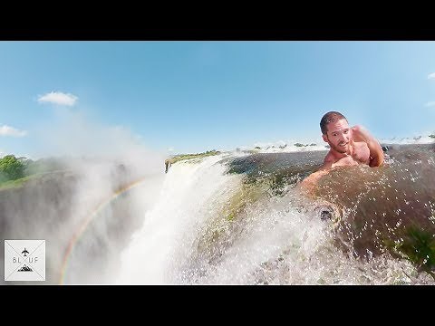 Devils Pool Victoria Falls: Inches From Death!