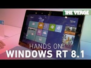 Testing Windows RT 8.1 on the Surface RT