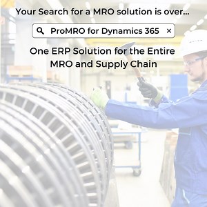 A Complete MRO Solution for Dynamics 365 Finance and Supply