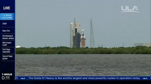 The United Launch Alliance's launch of the Delta IV rocket from Cape Canaveral went off without a hitch today. FULL STORY: fox13news.com/news/local-news/15764885 | FOX 13 News - Tampa Bay