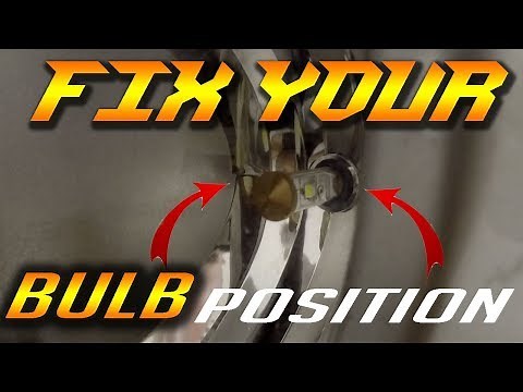 LED BULB Position Trick for 9005 or 9006