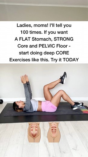 83K views · 669 reactions | Ladies, mamas!  3 deep core exercises...