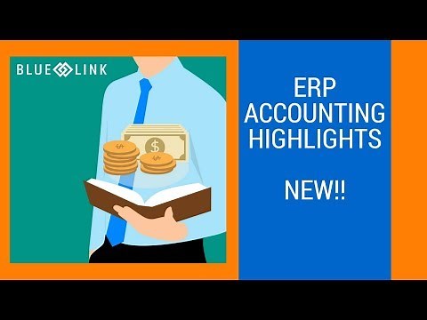 ERP Accounting Software Tutorial - Accounting Highlights!