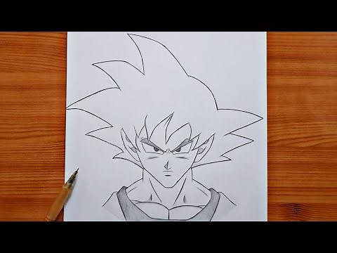 how to draw Goku | Goku step by step | Easy For Beginners