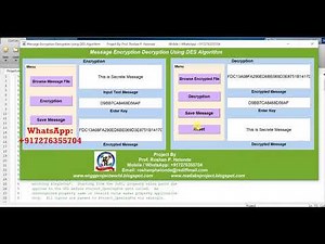 DES Encryption Decryption Using Matlab Project - Cryptography Using DES Algorithm