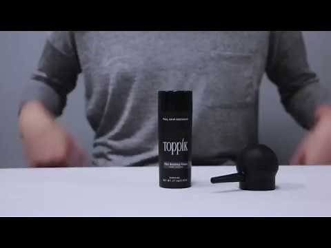 How to Use Toppik: Applying Hair Fibers with Spray Applicator