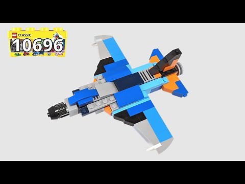 LEGO 10696:ジェット機の作り方【レゴクラシック レシピ】