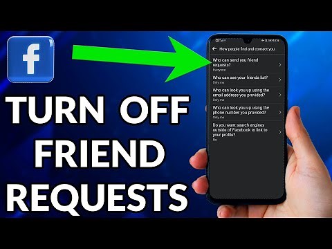 How To Turn Off Friend Request On Facebook
