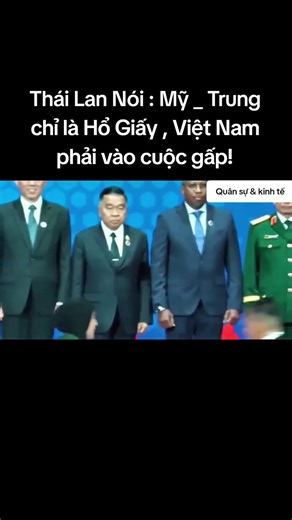 Thái Lan Phân Tích Mỹ - Trung: Việt Nam Phải Hành Động!