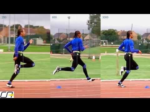 Slow Motion Study of Running At Different Speeds
