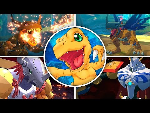 Agumon & DigiEvolutions – Skills Showcase | Digimon Story Time Stranger