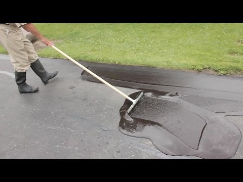 Asphalt Seal Your Own Driveway!