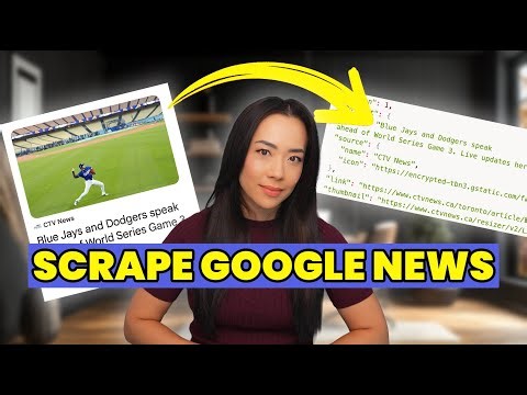 Scrape Google News using Javascript