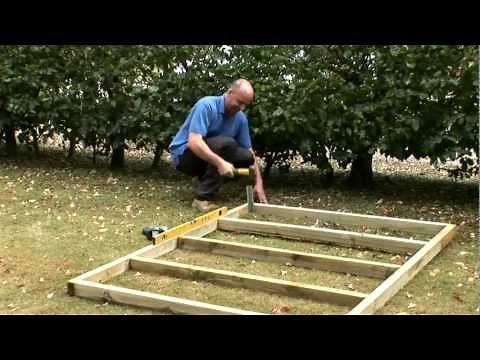 How to Build a Wooden Base for a Shed: Shedstore's Guide to Building a Wooden Shed Base