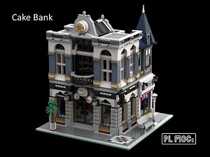 LEGO MOC-85888 Cake Bank - 10255 Assembly Square Alternative Build (Modular Buildings 2021)