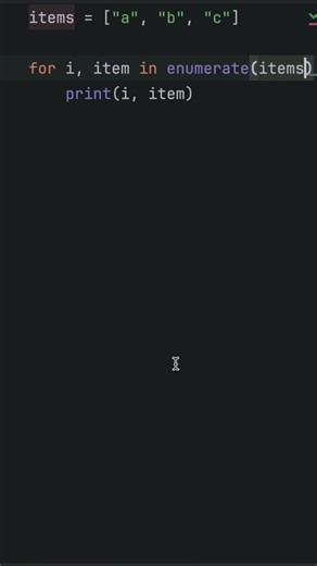 Stop Writing Manual Counters. Use This Python Feature. #coding #python #programming