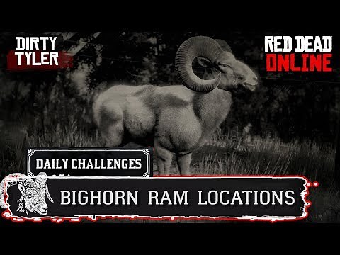 Bighorn Ram RDR2 Locations Red Dead Online