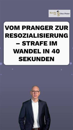 Vom Pranger der Antike über die spektakuläre Bestrafung des Mittelalters bis zur rechtsstaatlich begrenzten, auf Resozialisierung ausgerichteten Sanktion von heute—so änderte sich Strafe mit unserem Menschenbild. Moderne Systeme setzen auf Verhältnismäßigkeit, Fairness und Prävention. #Strafrecht #Geschichte #Rechtsstaat #Resozialisierung #Strafverteidiger #JurafürLaien Als erfahrener Strafverteidiger mit über 25 Jahren Berufspraxis erkläre ich juristische Zusammenhänge verständlich, professione