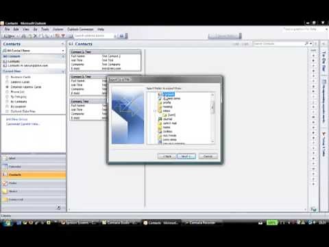 Export Contacts from Outlook to an Excel Spreadsheet