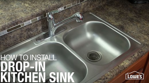 How to Install a Drop-In Kitchen Sink | Lowe's