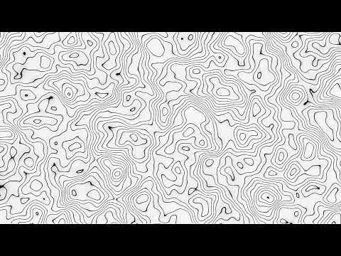 1 Hour of White Abstract Height Map Pattern Loop Animation | QuietQuests