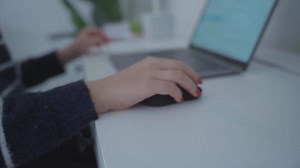 Scrolling And Clicking On The Computer