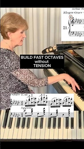 Effortless Fast Octaves #piano #pianotechnique #pianolesson