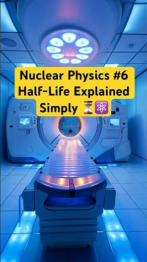 Half-Life Explained Simply ⏳⚛️ #shorts