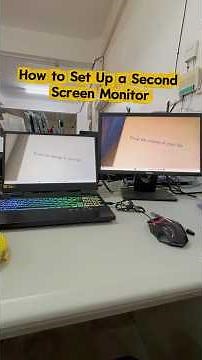 How to Set Up a Second Monitor | Easy Dual Screen Setup (2025) #DualMonitor#WindowsTips#TechShorts