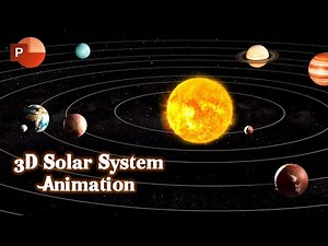 3D Solar System Animation in PowerPoint Tutorial