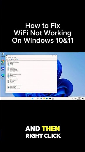 How to Fix WiFi Connection Issues in Windows 10 & 11 | Easy Guide