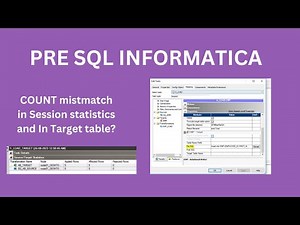 PRE SQL In Informatica with Example | Informatica PowerCenter Tutorial