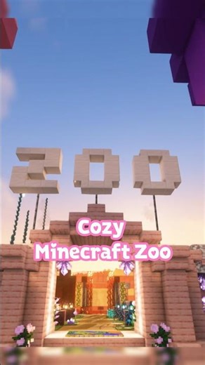 Cute Aesthetic #minecraft Zoo Tour | Sweet Strider, Sniffer & Turtle Enclosure