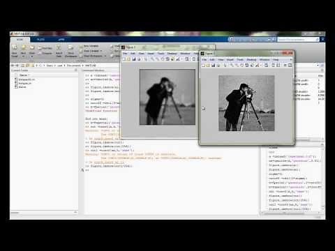 Gaussian noise and Gaussian filter implementation using Matlab
