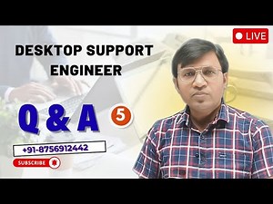 Desktop Support Engineer Interview Q&A Part 5 | Hardware, Networking, Linux & Office 365 | ICNT Gyan