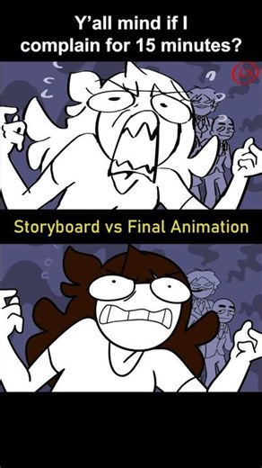 Storyboard vs Animation: me complaining for 15 mins (shot 6)