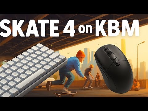 How To Use Keyboard and Mouse on Skate 4 (Skate.)