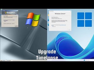 Upgrading Windows Server 2003 to Windows Server 2025 (Timelapse)