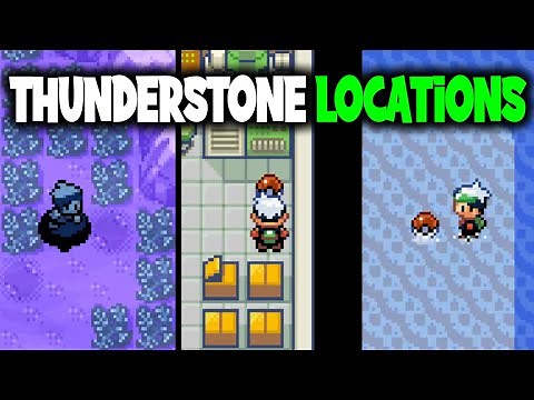 HOW TO GET ALL THE THUNDERSTONES ON POKEMON EMERALD