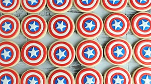 272K views · 2.7K reactions | Captain America Shield Cookies | Haniela's | Facebook