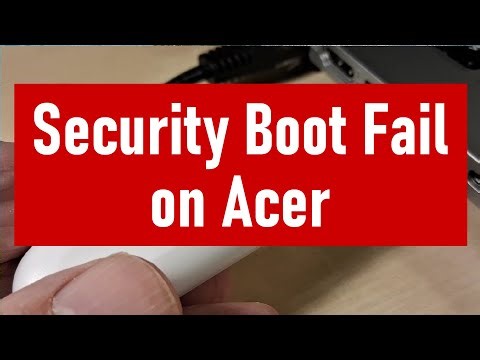 Security Boot Fail on Acer