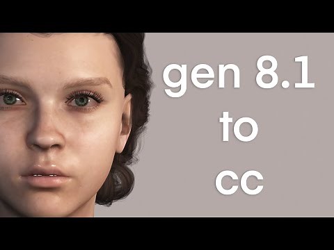 Genesis 8.1 to Character creator 4 (easy) DAZ to CC4