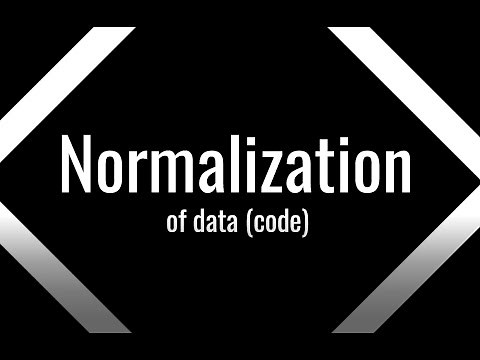 Normalization of data | code| Matlab
