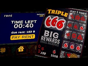Horror Game Where You Scratch Lotto Cards To Pay Rent & I Put Emojis Over Dead People