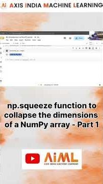 np.squeeze function to collapse the dimensions of a NumPy array