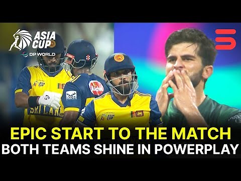 1st Innings Powerplay | Pakistan vs Sri Lanka | Match 15 | DP World Asia Cup 2025 | ZF1K