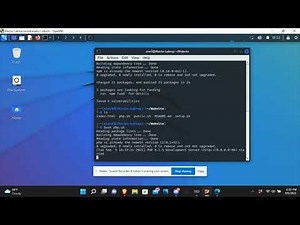 Create a public website with kali linux!