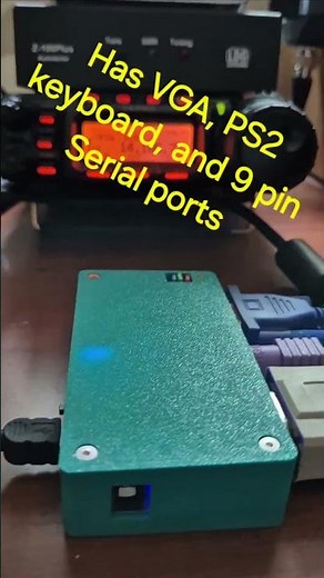 First use of the Legacypixels VT100 terminal emulator with my AEA Pakratt PK-232MBX